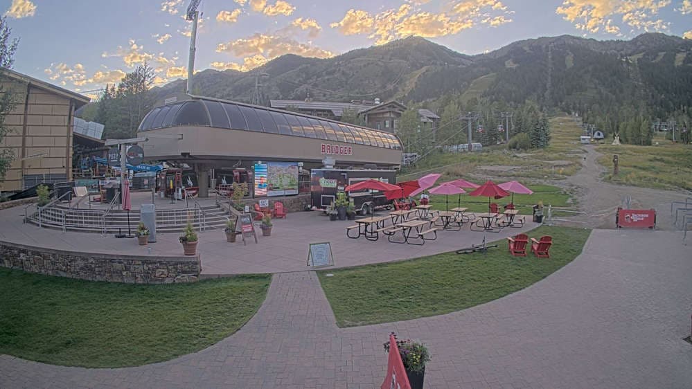 Jackson Hole - Base of Bridger Gondola Webcam