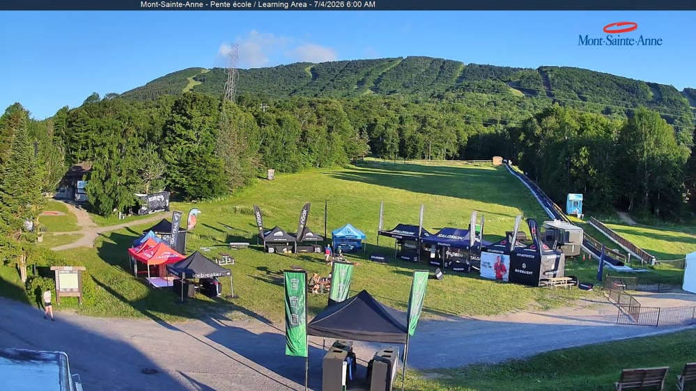 Mont Sainte-Anne - Learning zone Webcam