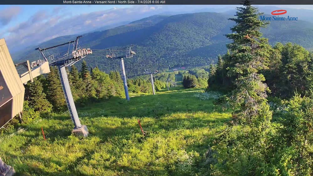 Mont Sainte-Anne - Versant Nord | North side WebcamN