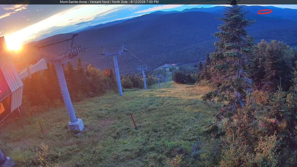 Mont Sainte-Anne - Versant Nord | North side WebcamN