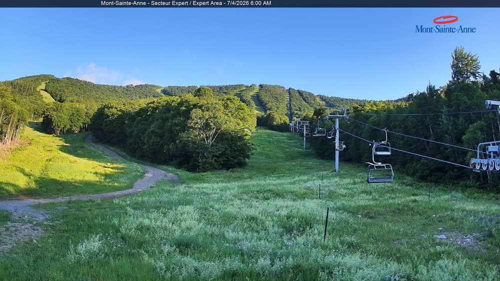Mont Sainte-Anne - Expert Area Webcam