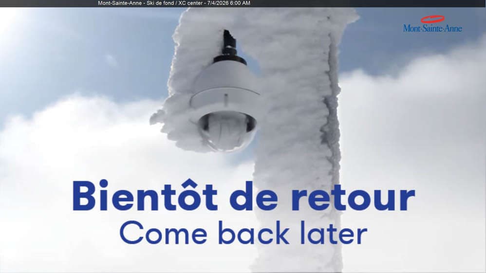 Mont Sainte-Anne - XC Center Webcam