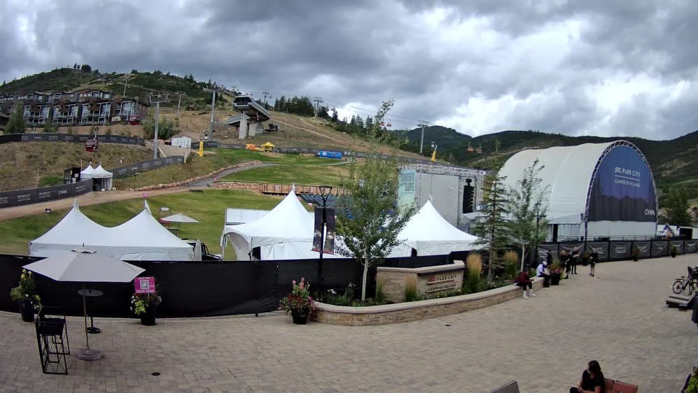 Canyons Village Ski Beach