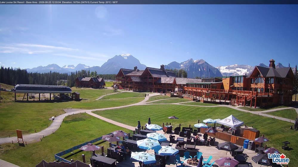 Lake Louise Mountain Kokanee Cabin Cam