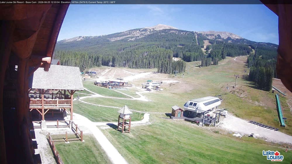 Lake Louise Mountain Base Area Cam