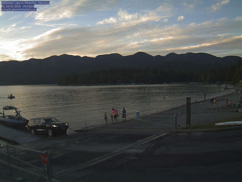 Whitefish - Whitefish Lake webcam