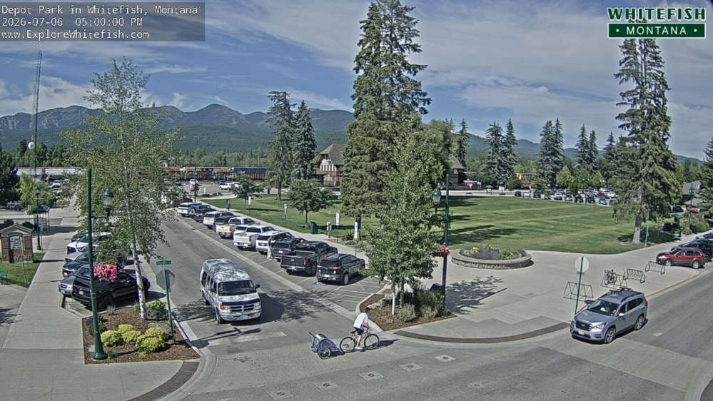 Whitefish - Whitefish Depot Park Webcam