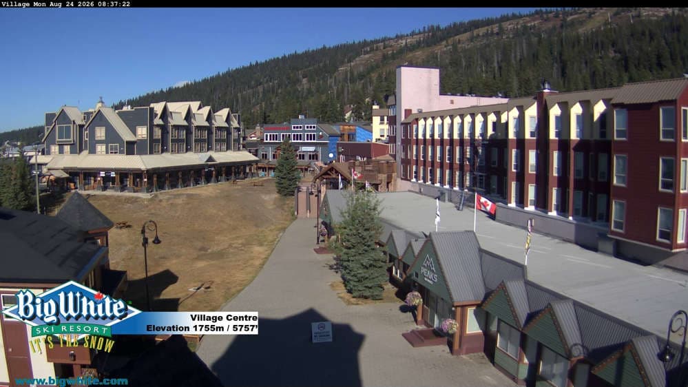 Big White Ski Resort Village Centre Cam