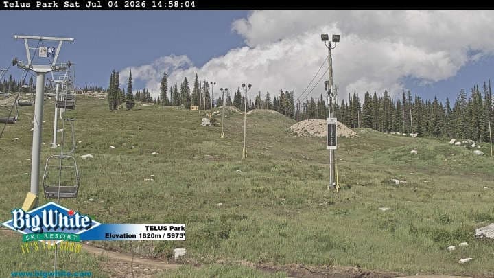 Big White Ski Resort TELUS Park Cam