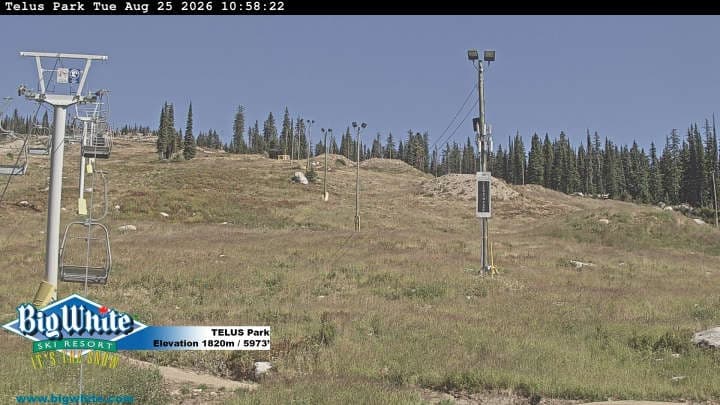 Big White Ski Resort TELUS Park Cam