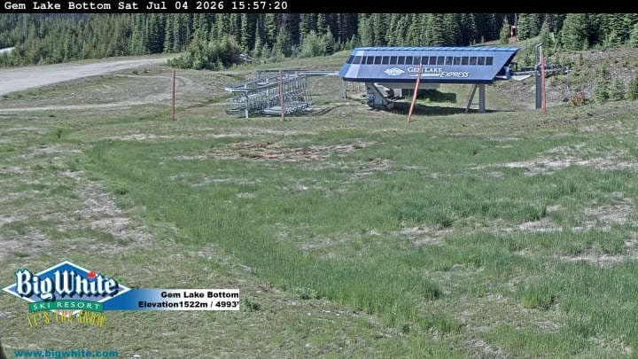 Big White Ski Resort Gem Lake Bottom