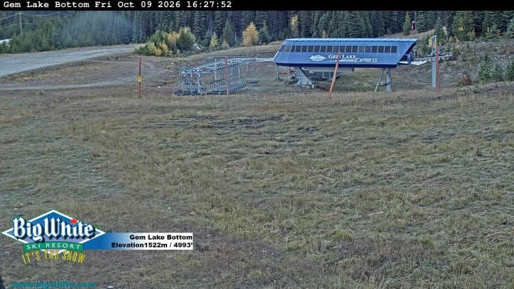 Big White Ski Resort Gem Lake Bottom