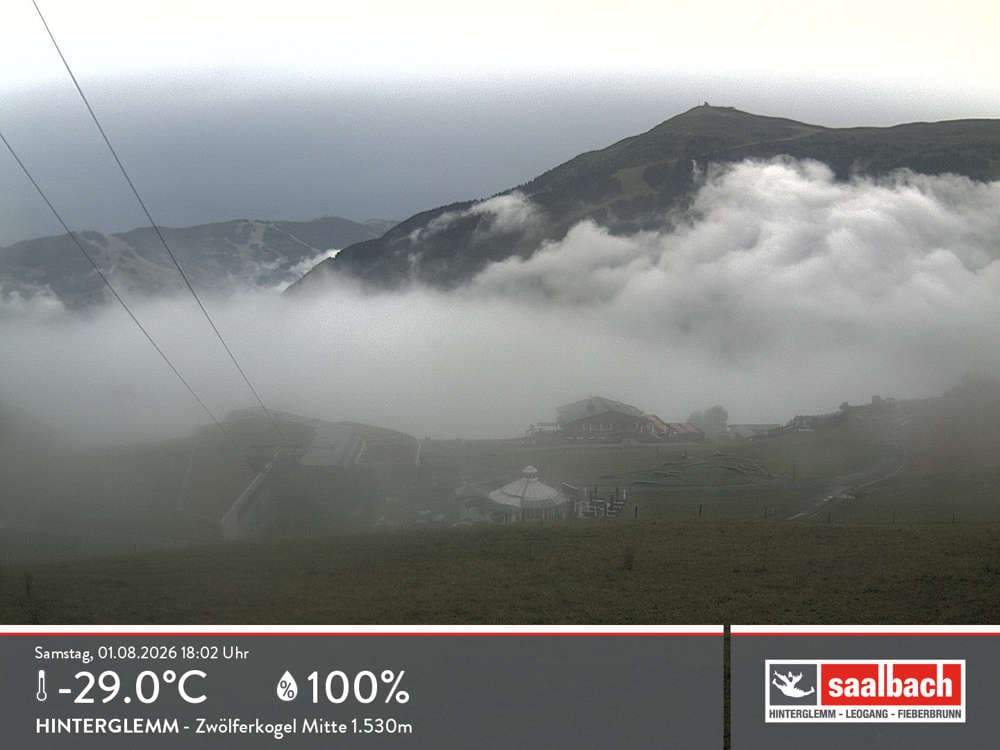 Webcam Saalbach Zwölferkogel Mittelstation