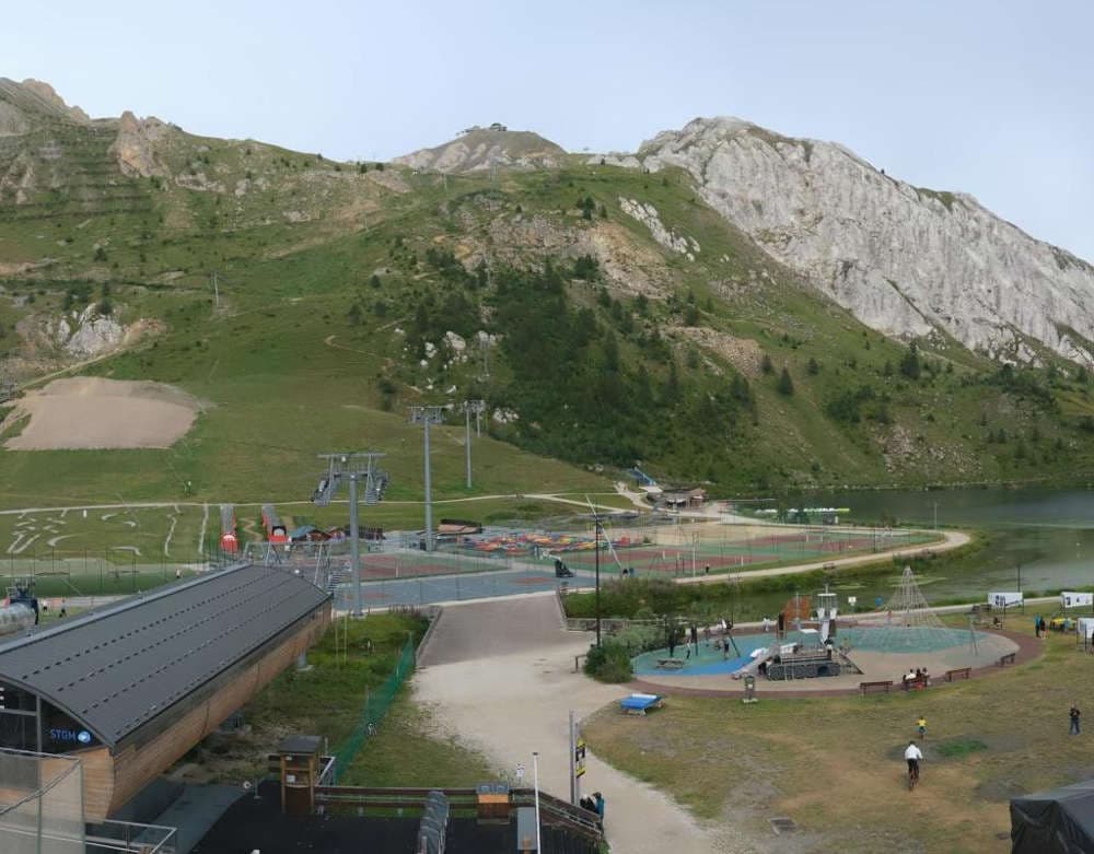 Tignes - Départ télécabine de Tovière