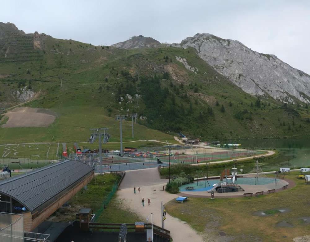 Tignes - Départ télécabine de Tovière
