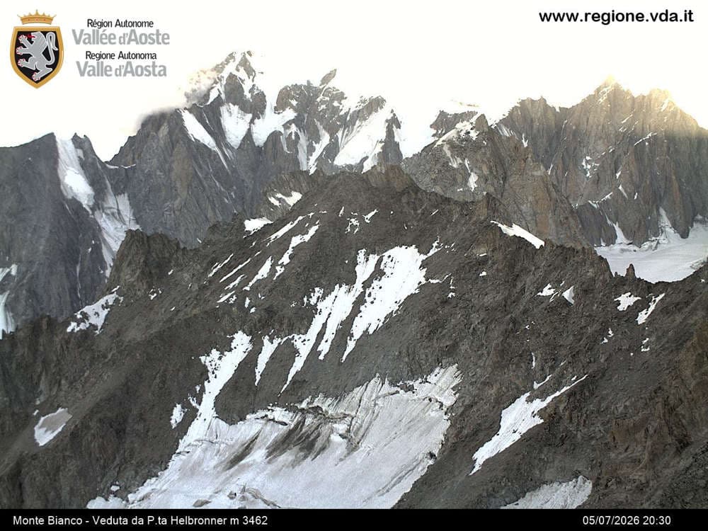 Courmayeur - Monte Bianco - Veduta da Punta Helbronner