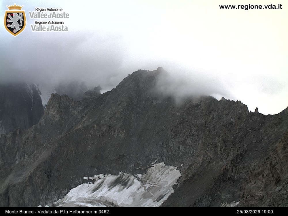 Courmayeur - Monte Bianco - Veduta da Punta Helbronner