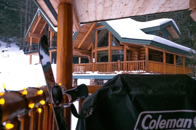 Lobby of Snow Creek Cabins by Fernie Lodging Co.